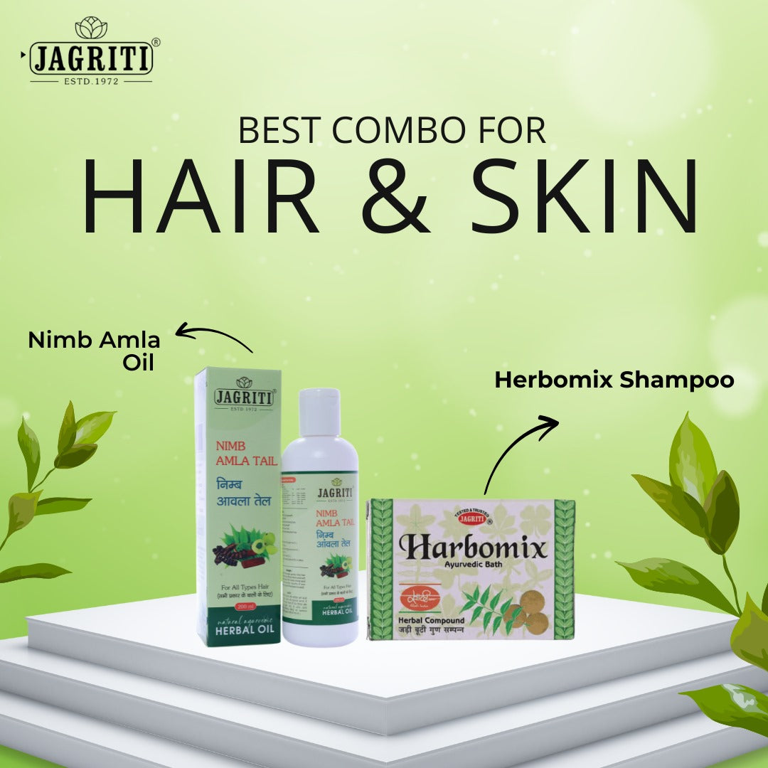 Nimb Amla Oil (200ml) and Herbomix Shampoo (500ml)